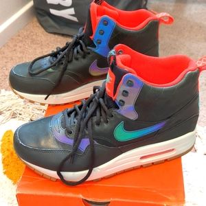 NIKE air max 1 mid waterproof sneaker boot sz 9.5